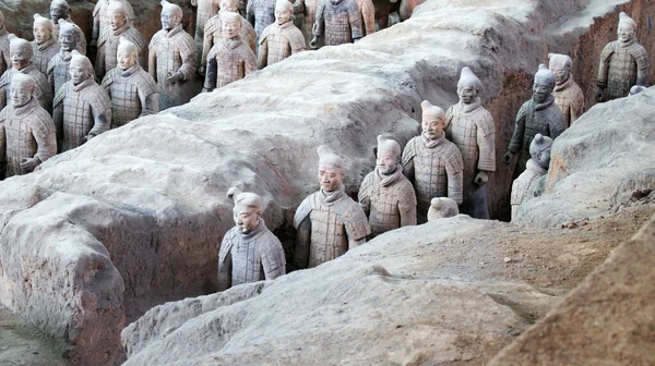 Terracota Exército Argila Guarda Primeiro Imperador China Xian — Fotografia de Stock