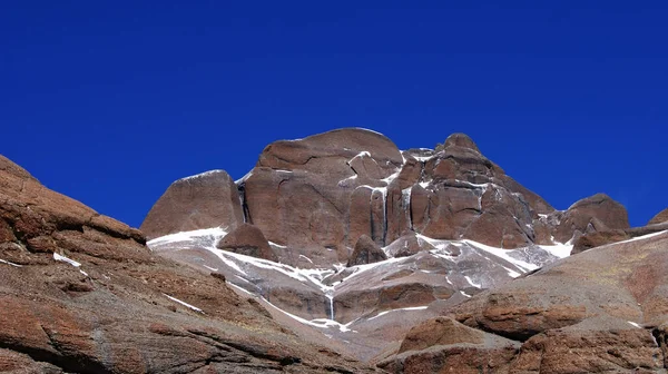 Oração Budista Encarnada Pedra Torno Monte Kailash Tibete — Fotografia de Stock