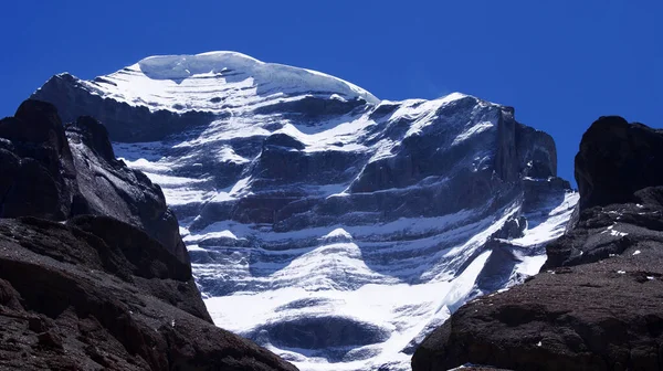 Estrada Mística Peregrinação Torno Monte Kailash Tibete — Fotografia de Stock