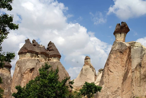 Munți Fabuloși Stânci Ireale Peisajele Din Cappadocia — Fotografie, imagine de stoc