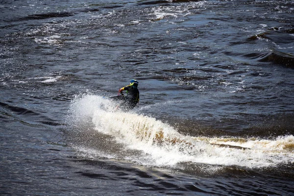 Водные Виды Спорта Реке Летом — стоковое фото