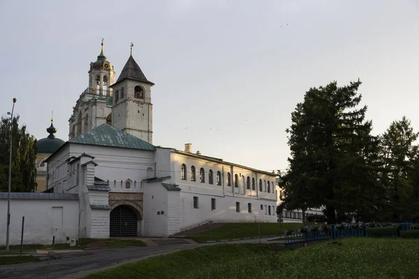 city views of the old Russian city with temples