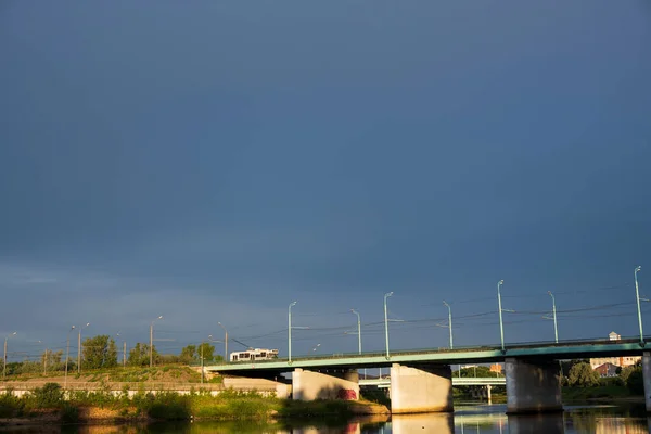 Θέα Στην Πόλη Της Παλιάς Ρωσικής Πόλης Ναούς — Φωτογραφία Αρχείου