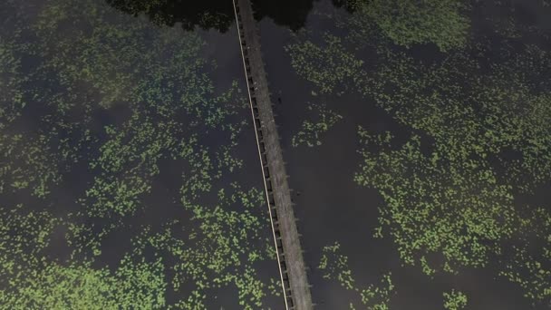 Ilha Antigo Mosteiro Meio Lago Nascer Sol — Vídeo de Stock