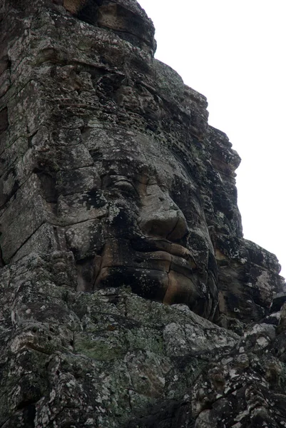 Статуї Барельєфи Богів Архітектурних Рішеннях Історичному Комплексі Ангкор Вотт — стокове фото