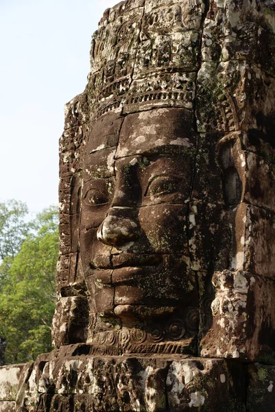 Statues Bas Reliefs Gods Architectural Solutions Historical Complex Angkor Watt — Stock Photo, Image