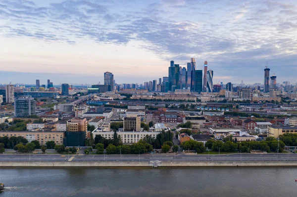 Vue Panoramique Sur Ville Ancienne Forteresse Rivière Aube Filmée Partir — Photo