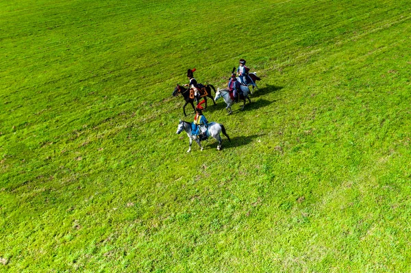 Reconstrucción Escenas Batalla Borodino 1812 — Foto de Stock