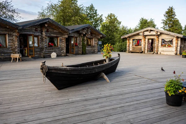 Old Boat Used Locals Place Tourist Activity — Stock Photo, Image