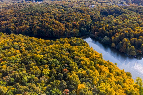 Una Vista Panoramica Sull Antico Palazzo Grande Parco Verde Con — Foto Stock