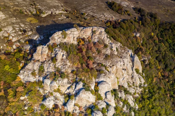 Красиві Гори Незвичайними Виступами Казками Тлі Неба Долини — стокове фото