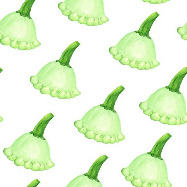 yeşil passon geometrik kusursuz desen