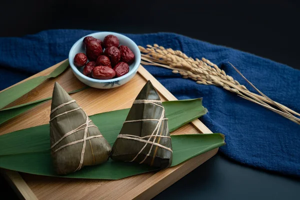 Zongzi Raw Materials Dragon Boat Festival Traditional Chinese Festival Zongzi Royalty Free Stock Images