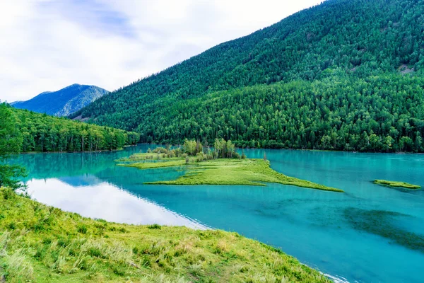 Bela Kanas Lake Wolong Bay Verãoaltay Xinjiang China — Fotografia de Stock