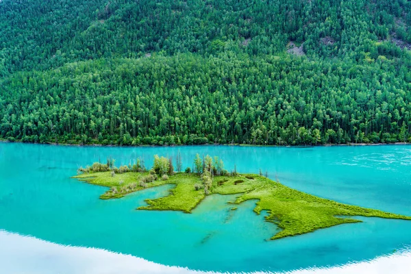 Bela Kanas Lake Wolong Bay Verãoaltay Xinjiang China — Fotografia de Stock