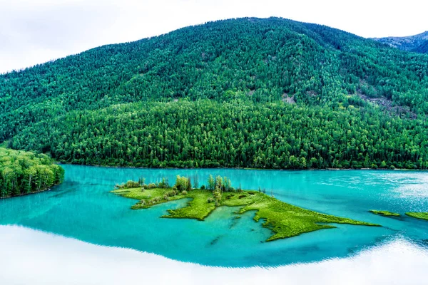 Bela Kanas Lake Wolong Bay Verãoaltay Xinjiang China — Fotografia de Stock