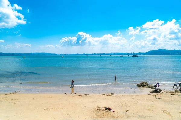 Playa Isla Liugong Weihai Shandong China — Foto de Stock