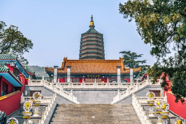 Temple Lingguang Badachu Park Pékin Chine — Photo