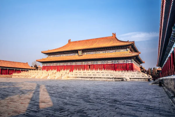 The Ancestral TempleTaimiao, Beijing, China. Beijing labor people\'s Cultural Palace. Chinese translation of plaque: the Ancestral TempleTaimiao