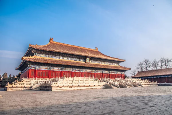 Ancestral Templetaimiao Beijing Chine Palais Culturel Peuple Ouvrier Pékin Traduction — Photo