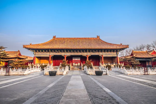 Puerta Halberd Taimiao Beijing China Palacio Cultural Pekín China — Foto de Stock