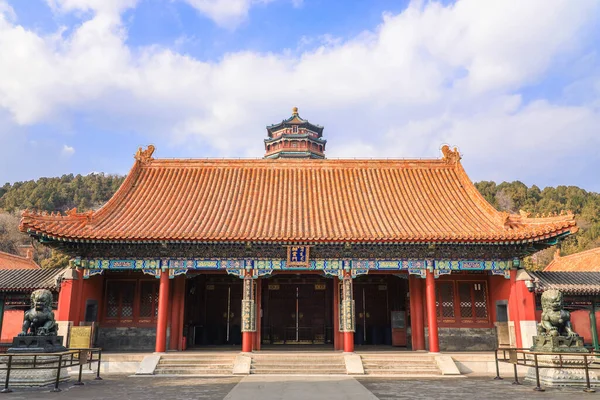 Puerta Paiyun Pabellón Budista Del Palacio Verano Beijing China — Foto de Stock