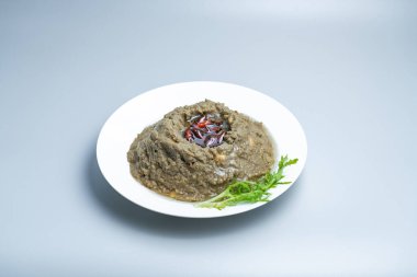 Eski Pekin Ma tofu 'su, geleneksel Çin lezzeti. Eski Pekin 'de kızarmış fasulye.