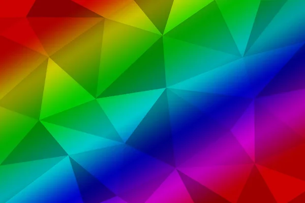 background of many rainbow triangles