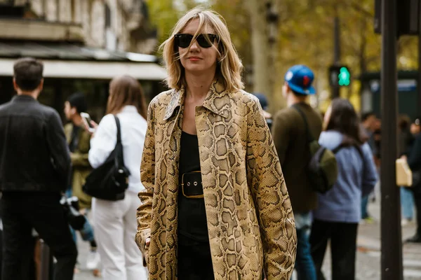 Paris França Setembro 2019 Lisa Aiken Após Desfile Moda Altuzarra — Fotografia de Stock