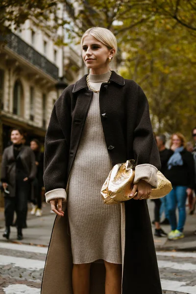 París Francia Septiembre 2019 Caroline Daur Después Del Desfile Moda —  Fotos de Stock