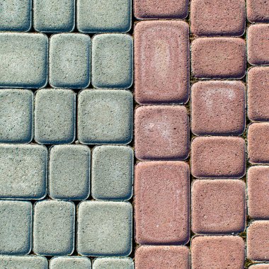 Gri ve pembe asfalt kaplama arka plan dokusu. Dış kaplama. Yapı Malzemeleri.