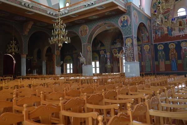 Protaras Chipre Junio Interior Iglesia San Jorge Paralimni Chipre Junio — Foto de Stock