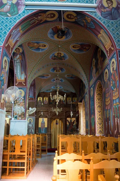 Protaras Cipro Giugno Interno Della Chiesa San Giorgio Paralimni Cipro — Foto Stock