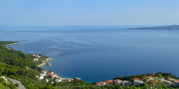Costa Del Mar Adriático Makarska Riviera Dalmacia Croacia —  Fotos de Stock