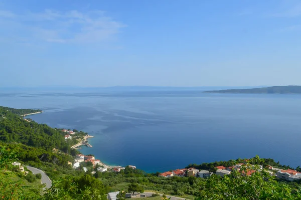 Adriatische Zee Kust Makarska Riviera Van Dalmatië Kroatië — Stockfoto