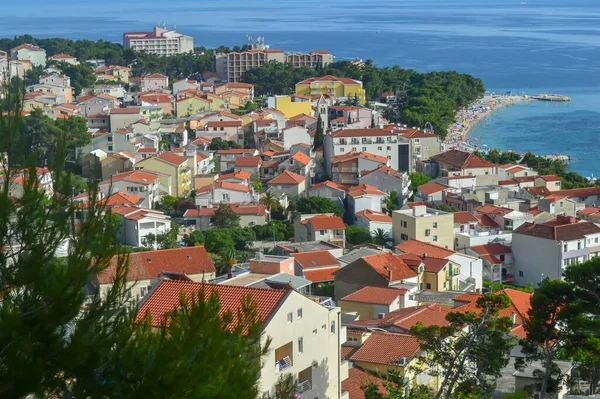 Adriatische Zee Kust Makarska Riviera Van Dalmatië Kroatië — Stockfoto