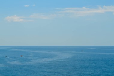 Hırvatistan 'ın Dubrovnik kentinde Adriyatik denizi 