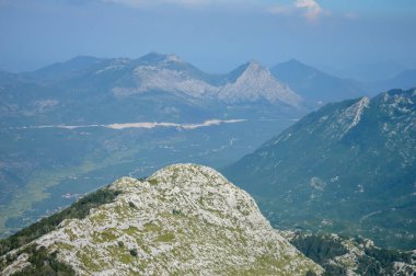 Hırvatistan ve Biokovo ulusal park manzarası manzarası