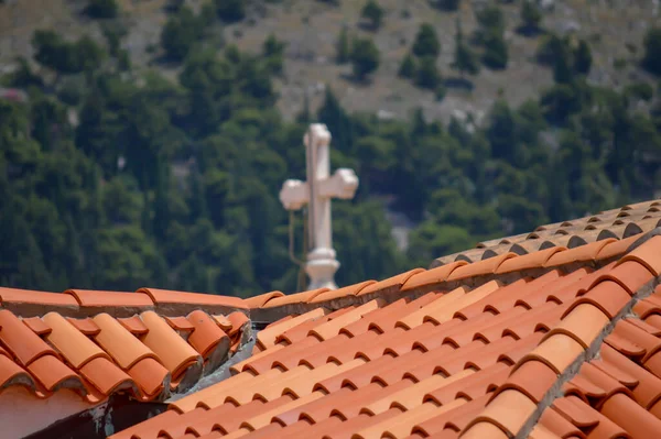 Dubrovnik Croatia Junho Telhados Vermelhos Cidade Dubrovnik Junho 2019 Alguns — Fotografia de Stock