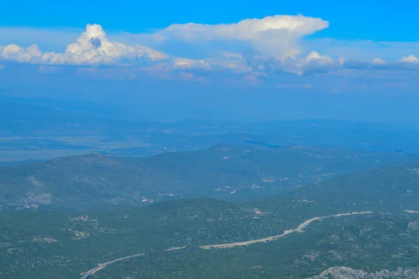 Chorvatsko Biokovo Národní Park Krajina Panorama Pohled — Stock fotografie