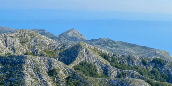 Horvátország Biokovo Nemzeti Park Táj Panoráma — Stock Fotó