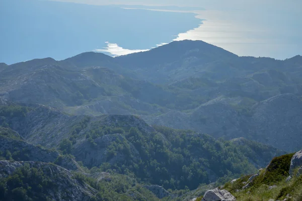 Horvátország Biokovo Nemzeti Park Táj Panoráma — Stock Fotó