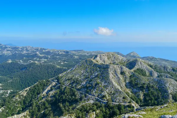 Horvátország Biokovo Nemzeti Park Táj Panoráma — Stock Fotó