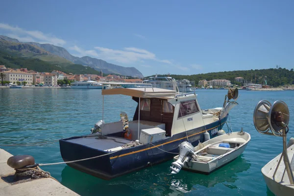 Makarska Croatie Juin Bateaux Pêcheurs Quai Makarska Croatie Juin 2019 — Photo