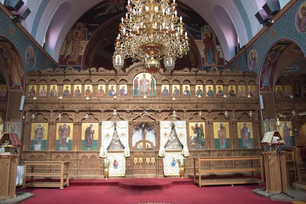 Protaras Chipre Junio Iglesia San Jorge Paralimni Chipre Junio 2018 — Foto de Stock