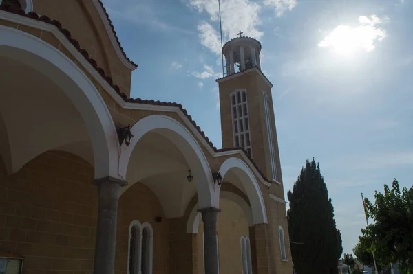 Protaras Cyprus June Saint George Church Paralimni Cypra 2018 — 스톡 사진