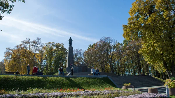 Kaniv Ucrânia Outubro Monumento Taras Shevchenko Taras Hill Chernecha Hora — Fotografia de Stock