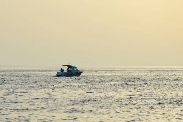 克罗地亚Brela亚得里亚海日落 — 图库照片