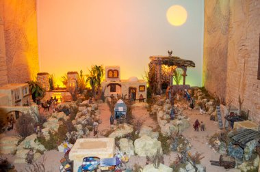 BRÜKSEL, BELGIUM - 29 Aralık 2018: St. Michael ve St. Gudula Katedrali 29 Aralık 2018.