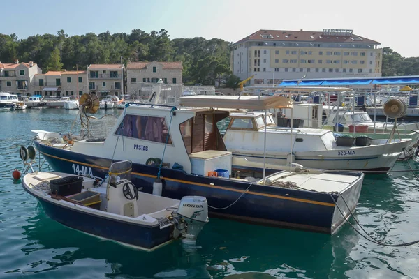 Makarska Croacia Junio Barcos Pesca Muelle Makarska Croacia Junio 2019 —  Fotos de Stock
